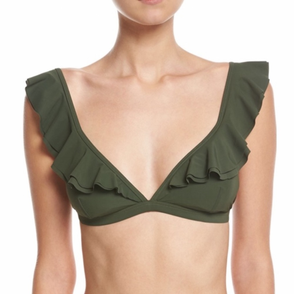 NEW MICHAEL Michael Kors Dark Gray Swimsuit Bikini - Picture 12 of 14